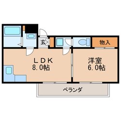 第2オーシャンビルの物件間取画像